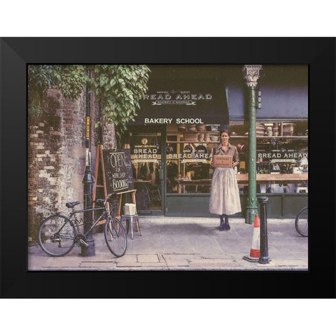 Store Front Black Modern Wood Framed Art Print by Hunziker, Steve
