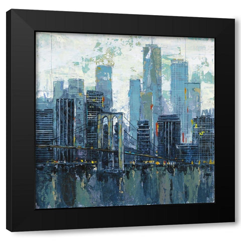 Urban Oasis II Black Modern Wood Framed Art Print by Joy, Julie
