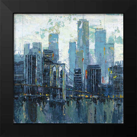 Urban Oasis II Black Modern Wood Framed Art Print by Joy, Julie