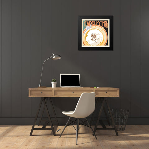 Cappuccino I Black Modern Wood Framed Art Print by Weiss, Richard