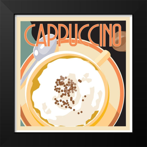 Cappuccino I Black Modern Wood Framed Art Print by Weiss, Richard