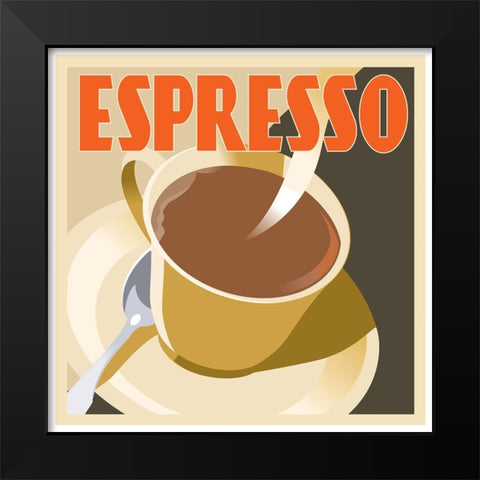 Espresso Black Modern Wood Framed Art Print by Weiss, Richard
