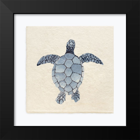 Turtle Bay II Black Modern Wood Framed Art Print by Guillen, Surma