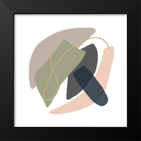 Ambiguity II Black Modern Wood Framed Art Print by Schlotzhauer, Jim