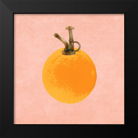 Express O Black Modern Wood Framed Art Print by Smith, Karen