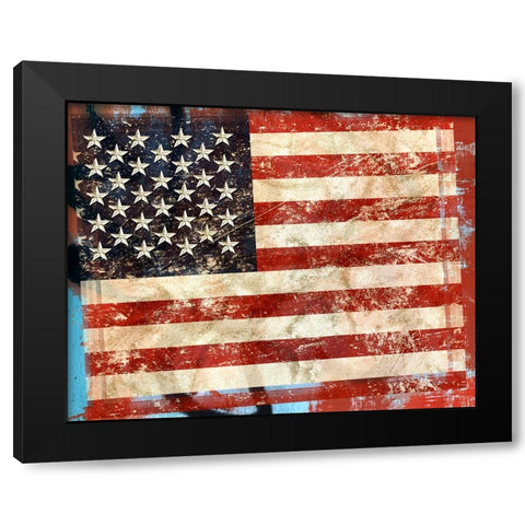 S and S Vintage Black Modern Wood Framed Art Print with Double Matting by Smith, Karen