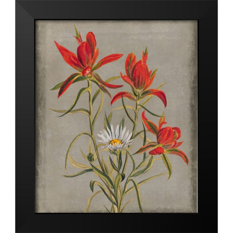 Inthered I Black Modern Wood Framed Art Print by Smith, Karen