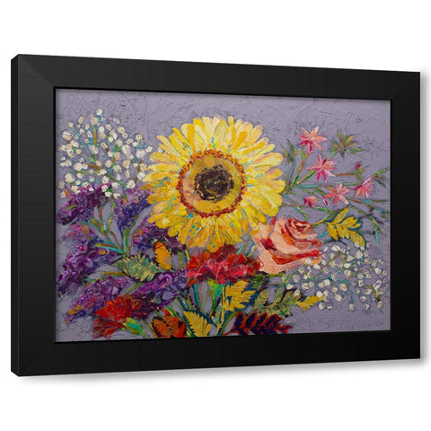 Sunny Mexico Black Modern Wood Framed Art Print with Double Matting by St Hilaire, Elizabeth