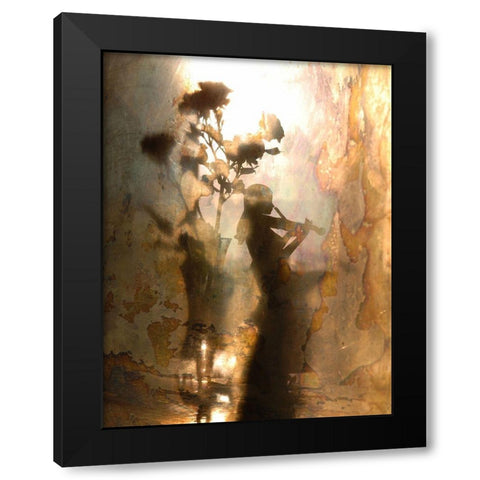 Music of light and shadow Black Modern Wood Framed Art Print by Morozov, Andrey