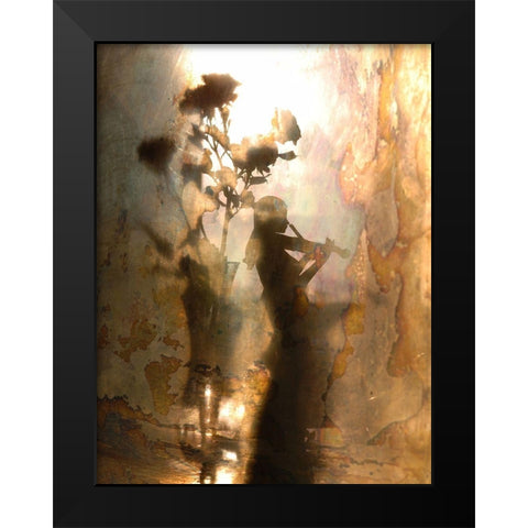 Music of light and shadow Black Modern Wood Framed Art Print by Morozov, Andrey