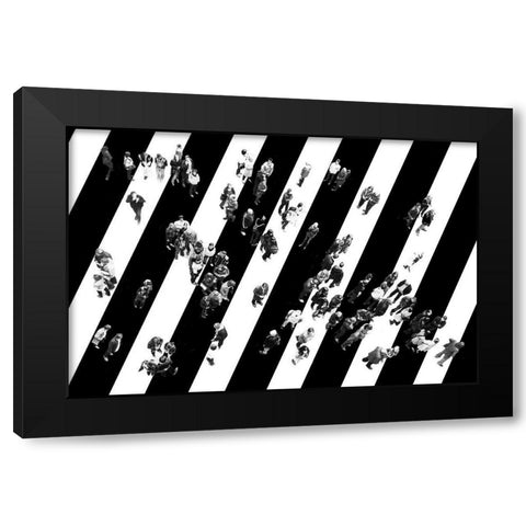 Find me Black Modern Wood Framed Art Print with Double Matting by Eisele, Stefan