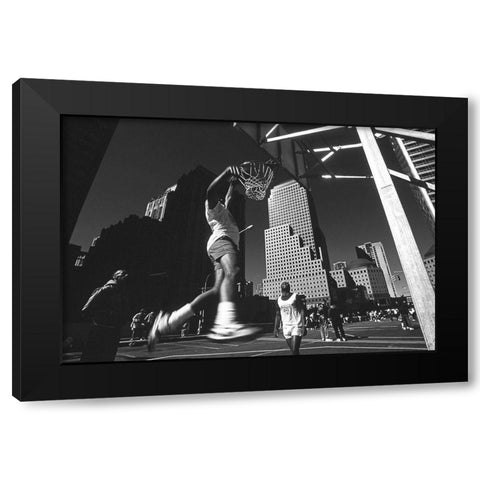 Length too long Black Modern Wood Framed Art Print by Matthes, Dieter