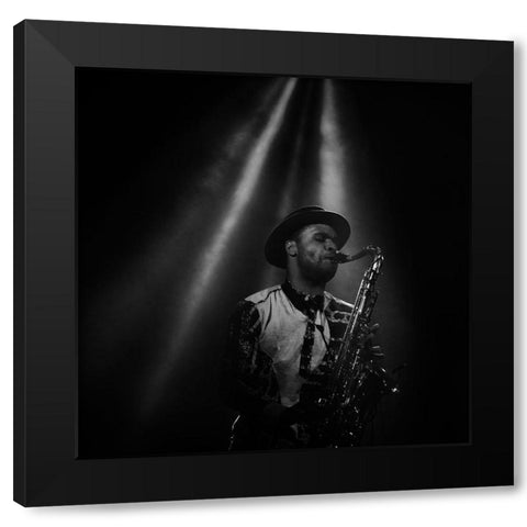 summer song Black Modern Wood Framed Art Print by Correia, Rui