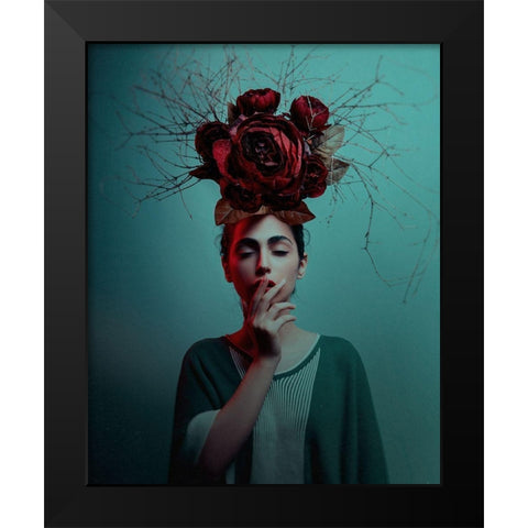 Untitled Black Modern Wood Framed Art Print by Hamidnezhad, Amin