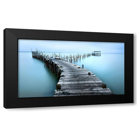 Carrasqueira II Black Modern Wood Framed Art Print with Double Matting by M. Garcia, Jesus