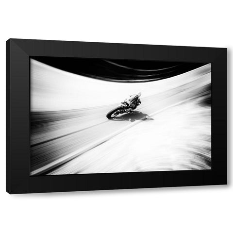 A Smoother Road Black Modern Wood Framed Art Print with Double Matting by Abrantes, Paulo