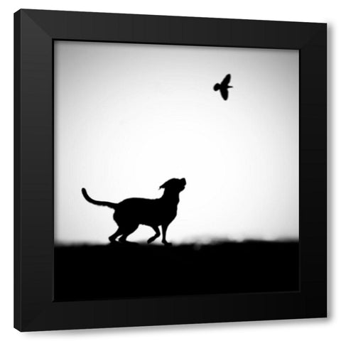The Clue Black Modern Wood Framed Art Print by Lee, Hengki