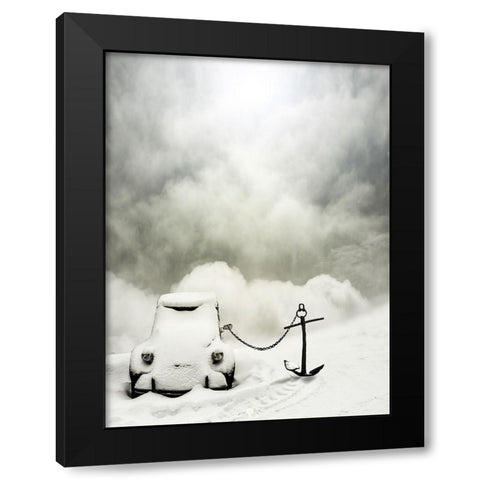 Larguer les voiles Black Modern Wood Framed Art Print with Double Matting by Senechal Photographie, David
