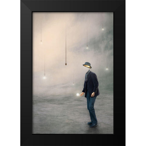 Illumination Black Modern Wood Framed Art Print by Bowen, Baden