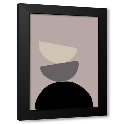 The Tower Black Modern Wood Framed Art Print with Double Matting by Artographie Studio