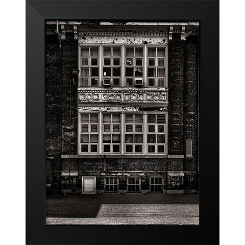 School Daze No 11 Black Modern Wood Framed Art Print by Carson, Brian