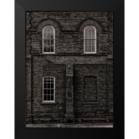 The Assembly Hall No 2 Black Modern Wood Framed Art Print by Carson, Brian