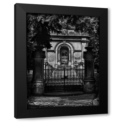 Tombstone Shadow No 6 Black Modern Wood Framed Art Print by Carson, Brian