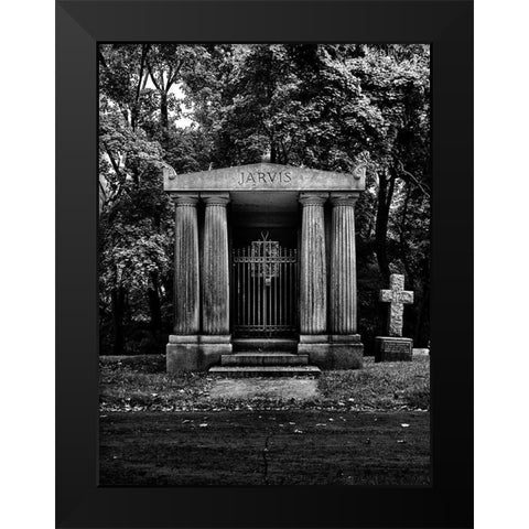 Tombstone Shadow No 7 Black Modern Wood Framed Art Print by Carson, Brian