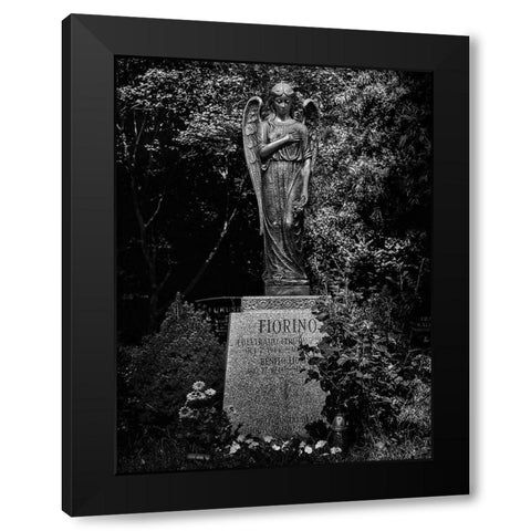Tombstone Shadow No 18 Black Modern Wood Framed Art Print by Carson, Brian