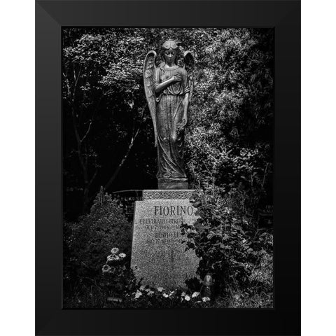 Tombstone Shadow No 18 Black Modern Wood Framed Art Print by Carson, Brian