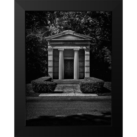 Tombstone Shadow No 19 Black Modern Wood Framed Art Print by Carson, Brian