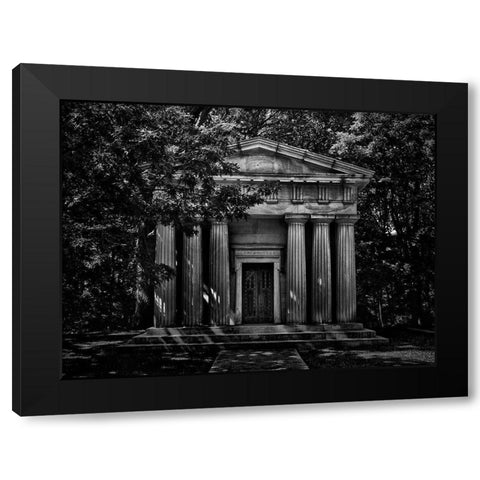 Tombstone Shadow No 22 Black Modern Wood Framed Art Print by Carson, Brian