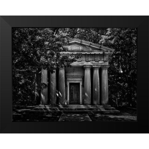 Tombstone Shadow No 22 Black Modern Wood Framed Art Print by Carson, Brian