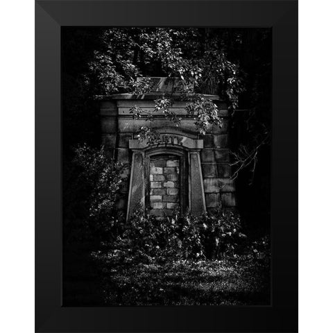 Tombstone Shadow No 27 Black Modern Wood Framed Art Print by Carson, Brian