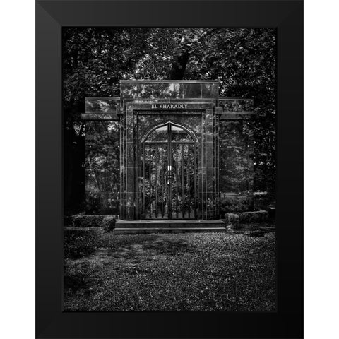 Tombstone Shadow No 29 Black Modern Wood Framed Art Print by Carson, Brian