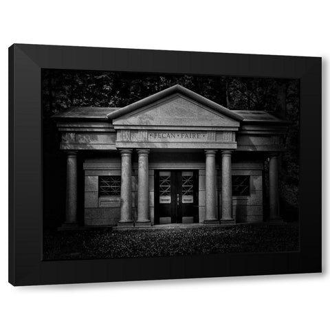 Tombstone Shadow No 31 Black Modern Wood Framed Art Print by Carson, Brian