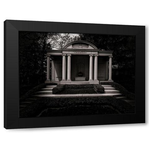 Tombstone Shadow No 32 Black Modern Wood Framed Art Print by Carson, Brian