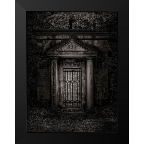 Tombstone Shadow No 35 Black Modern Wood Framed Art Print by Carson, Brian