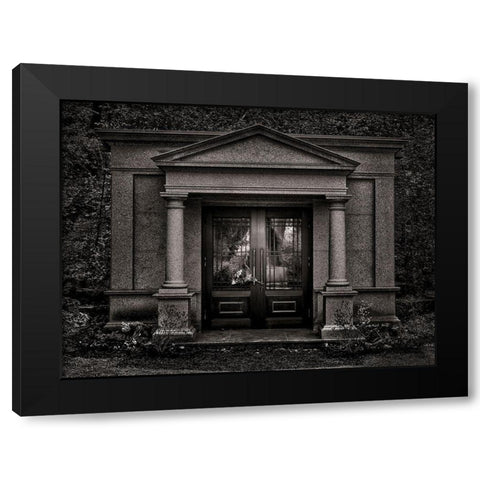 Tombstone Shadow No 36 Black Modern Wood Framed Art Print by Carson, Brian
