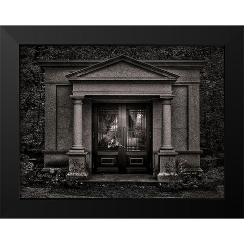 Tombstone Shadow No 36 Black Modern Wood Framed Art Print by Carson, Brian