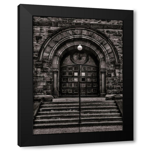 Trinity St Pauls Church No 1 Black Modern Wood Framed Art Print with Double Matting by Carson, Brian