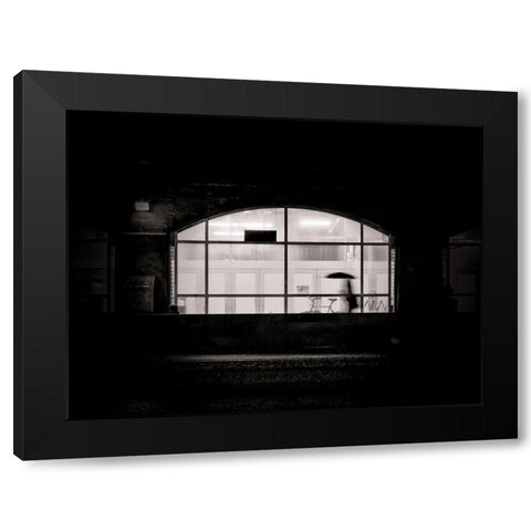Under the Overpass No 6 Black Modern Wood Framed Art Print with Double Matting by Carson, Brian
