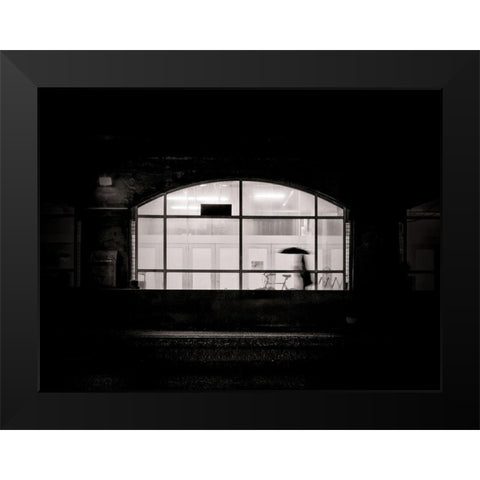 Under the Overpass No 6 Black Modern Wood Framed Art Print by Carson, Brian