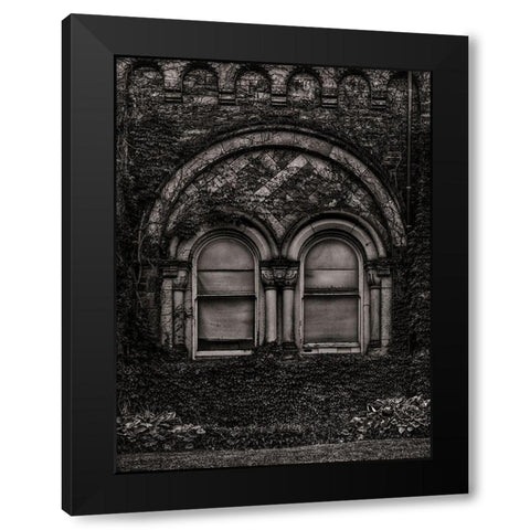 University College Main Building Toronto Black Modern Wood Framed Art Print with Double Matting by Carson, Brian