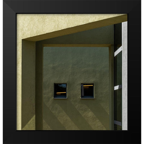 Light and shadow play Black Modern Wood Framed Art Print by Joosten, Lus