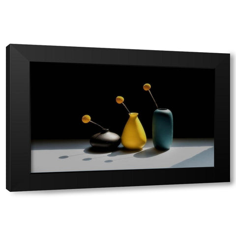 Untitled Black Modern Wood Framed Art Print by Xu, Sheila