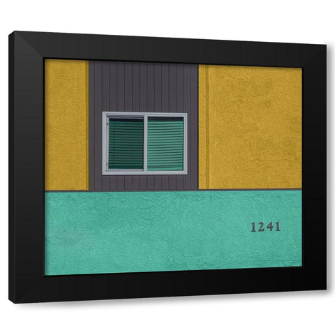 1241 Black Modern Wood Framed Art Print with Double Matting by Labagnara, Roxana