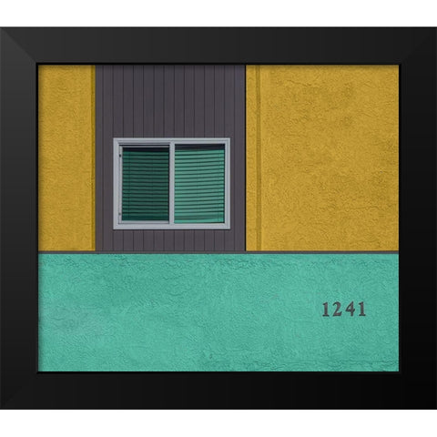 1241 Black Modern Wood Framed Art Print by Labagnara, Roxana