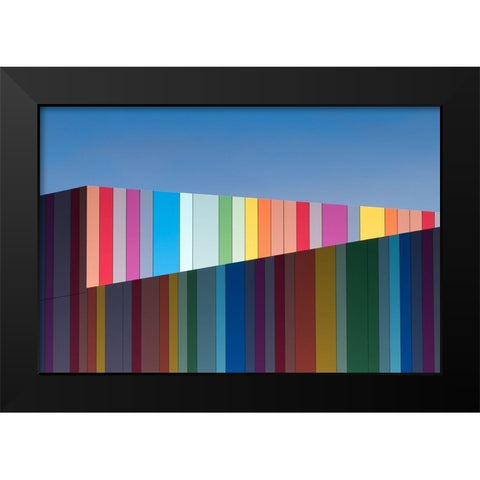 Urban candy Black Modern Wood Framed Art Print by Evans, Gregory