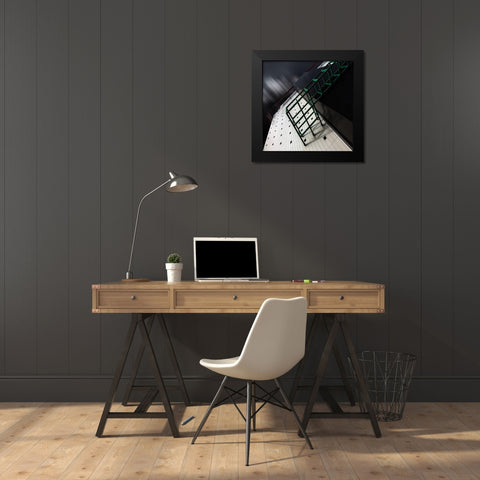 Crowded House Black Modern Wood Framed Art Print by Claes, Gilbert